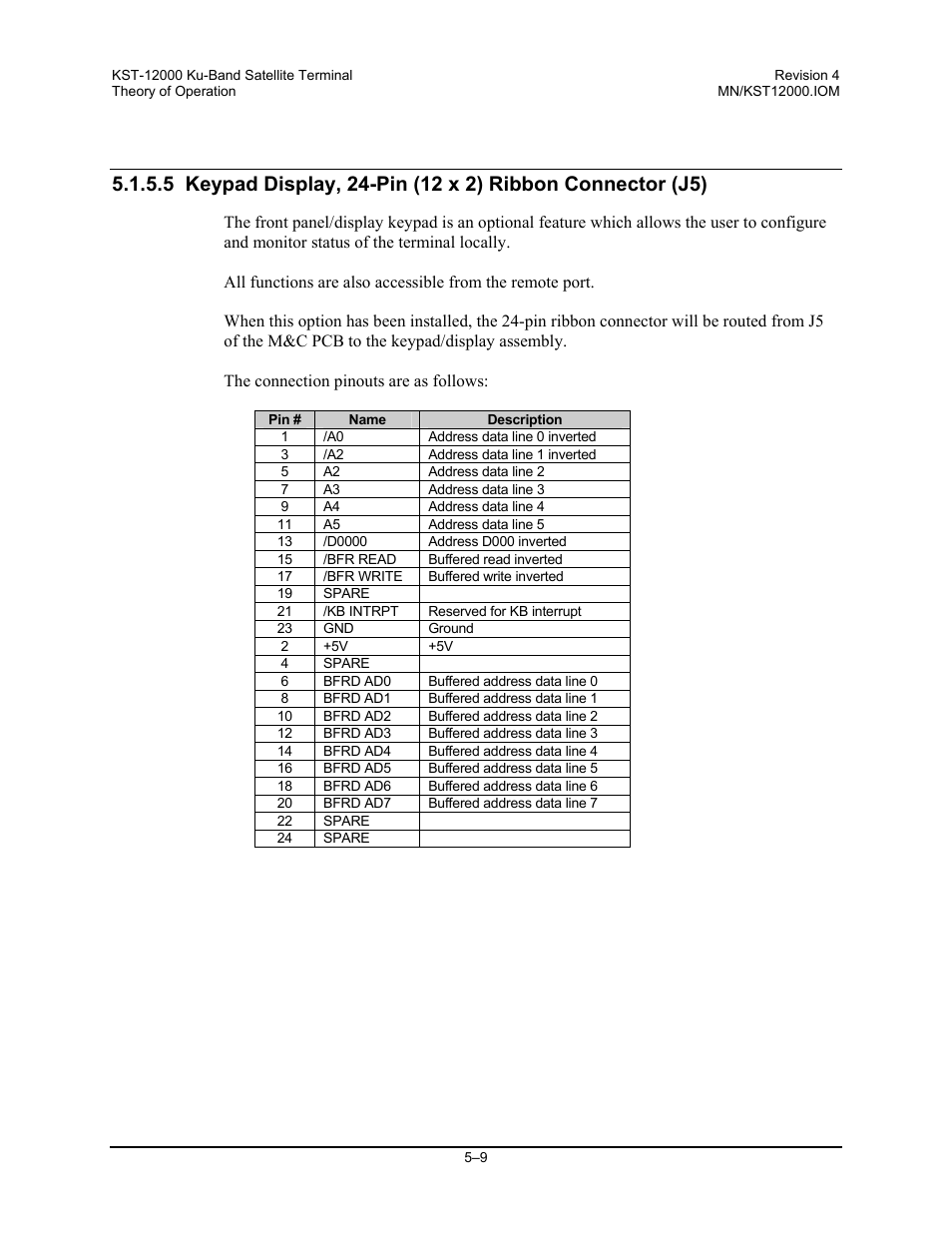 Comtech EF Data KST-12000 User Manual | Page 93 / 122