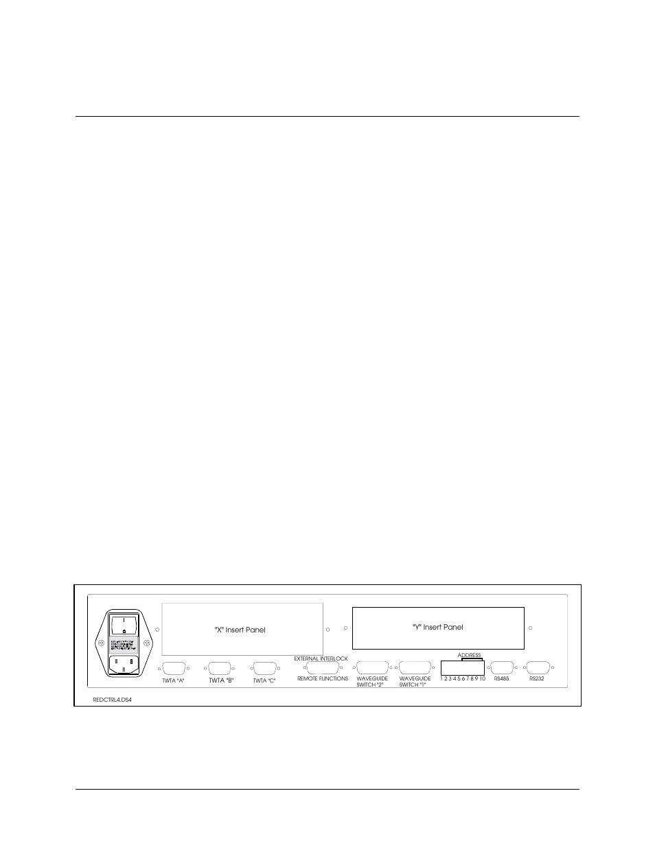 1 overview, 1 “x” insert and “y” insert panels | Comtech EF Data HPCST-5000 User Manual | Page 140 / 172