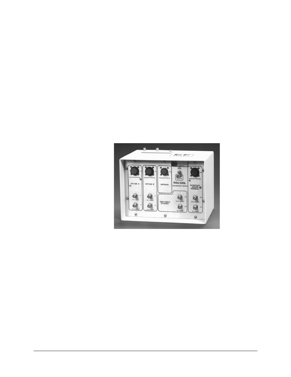 5 redundant switch unit (rsu) | Comtech EF Data HPCST-5000 User Manual | Page 28 / 172