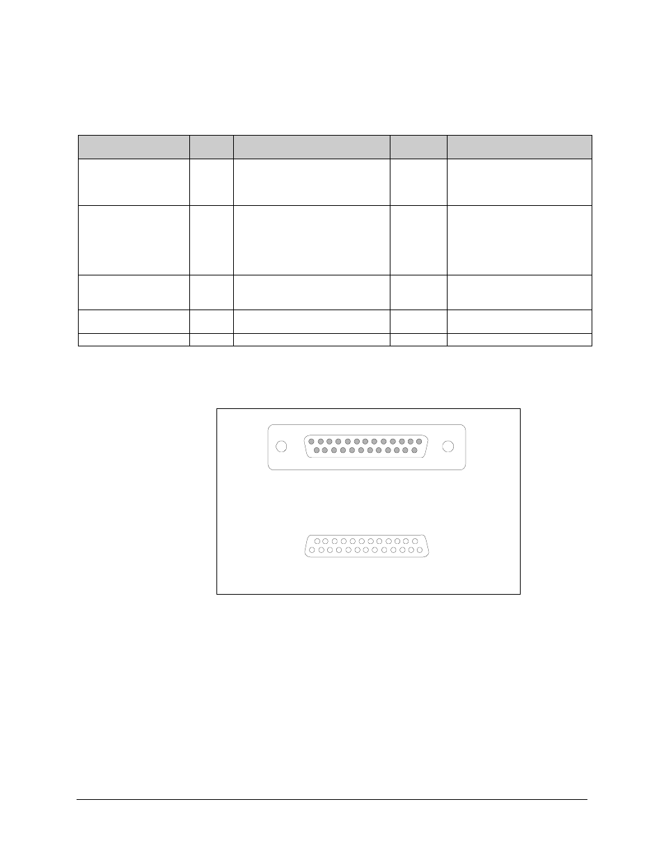 Figure chapter 2-10. interface connector pinouts | Comtech EF Data HPCST-5000 User Manual | Page 78 / 172