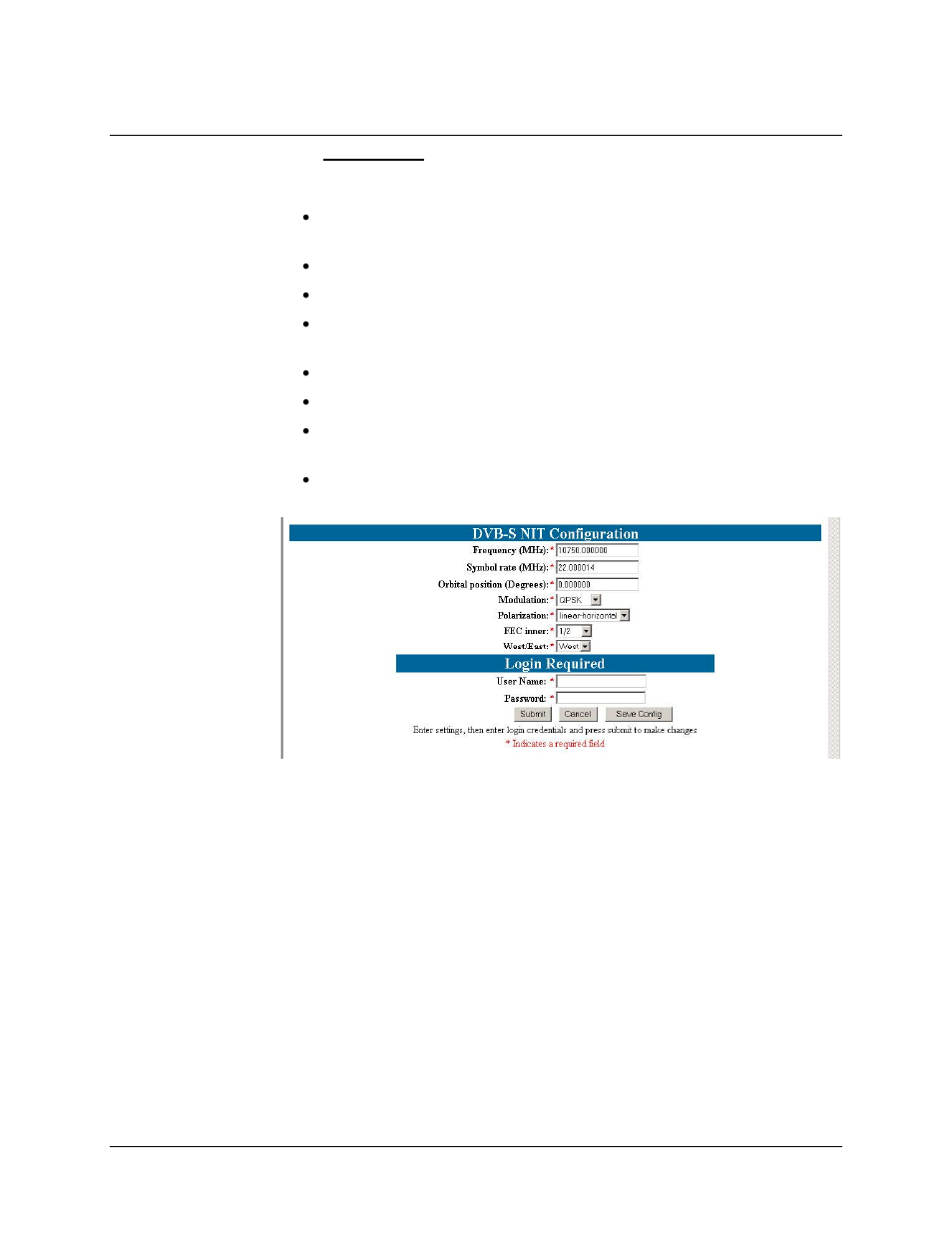 2 option dvb-s nit submenu | Comtech EF Data CME-5000 Manual User Manual | Page 47 / 90