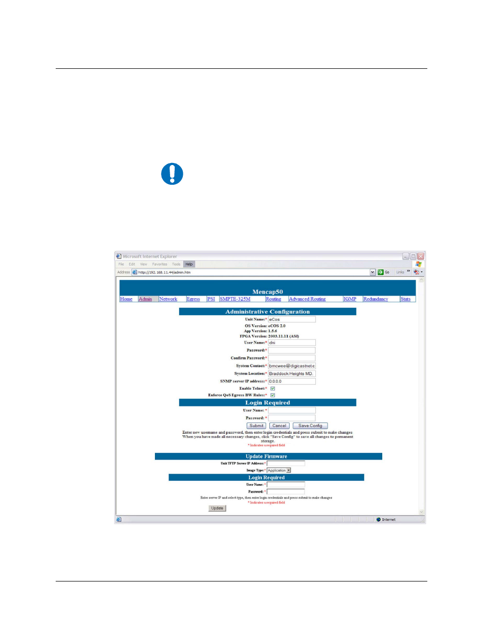 A.2 web interface | Comtech EF Data CME-5000 Manual User Manual | Page 70 / 90