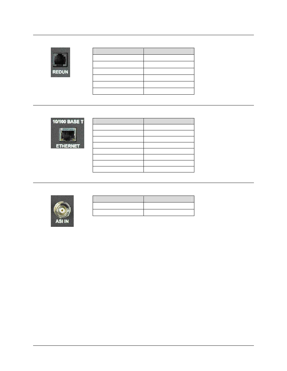 Rj-12 redundancy, 5 rj-45 ethernet, Bnc asi in | 4 rj-12 redundancy, 6 bnc asi in | Comtech EF Data CME-5200 Manual User Manual | Page 22 / 54