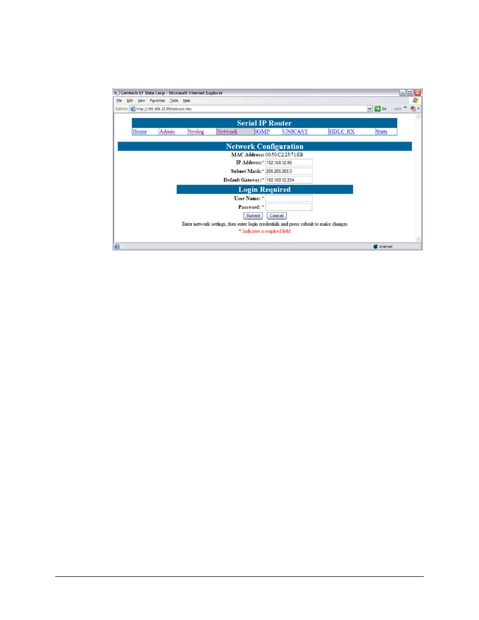 3 network configuration | Comtech EF Data CMR-5910 Manual User Manual | Page 51 / 82