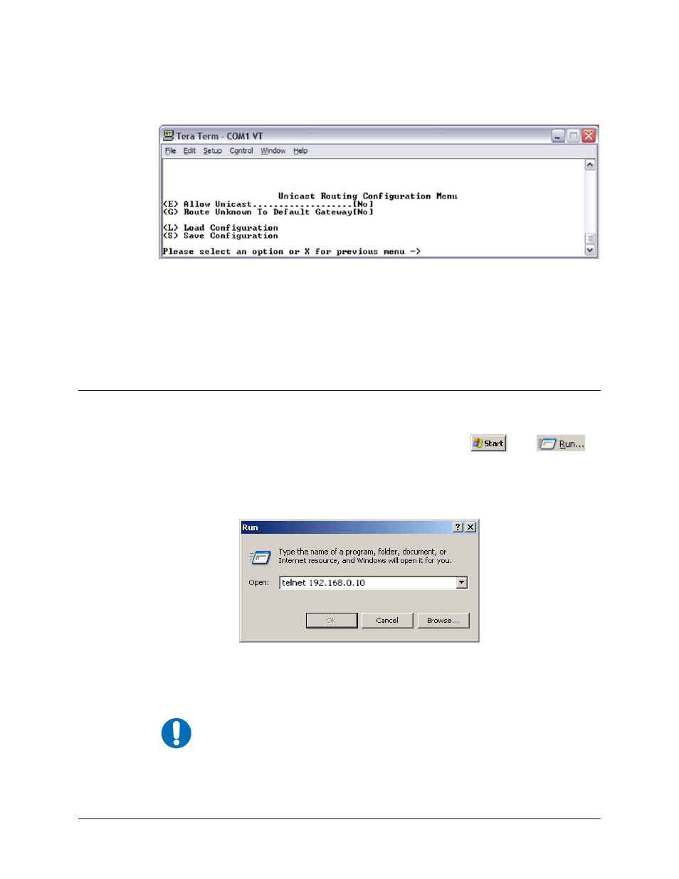 7 unicast routing configuration menu, 4 telnet interface | Comtech EF Data CMR-5910 Manual User Manual | Page 62 / 82