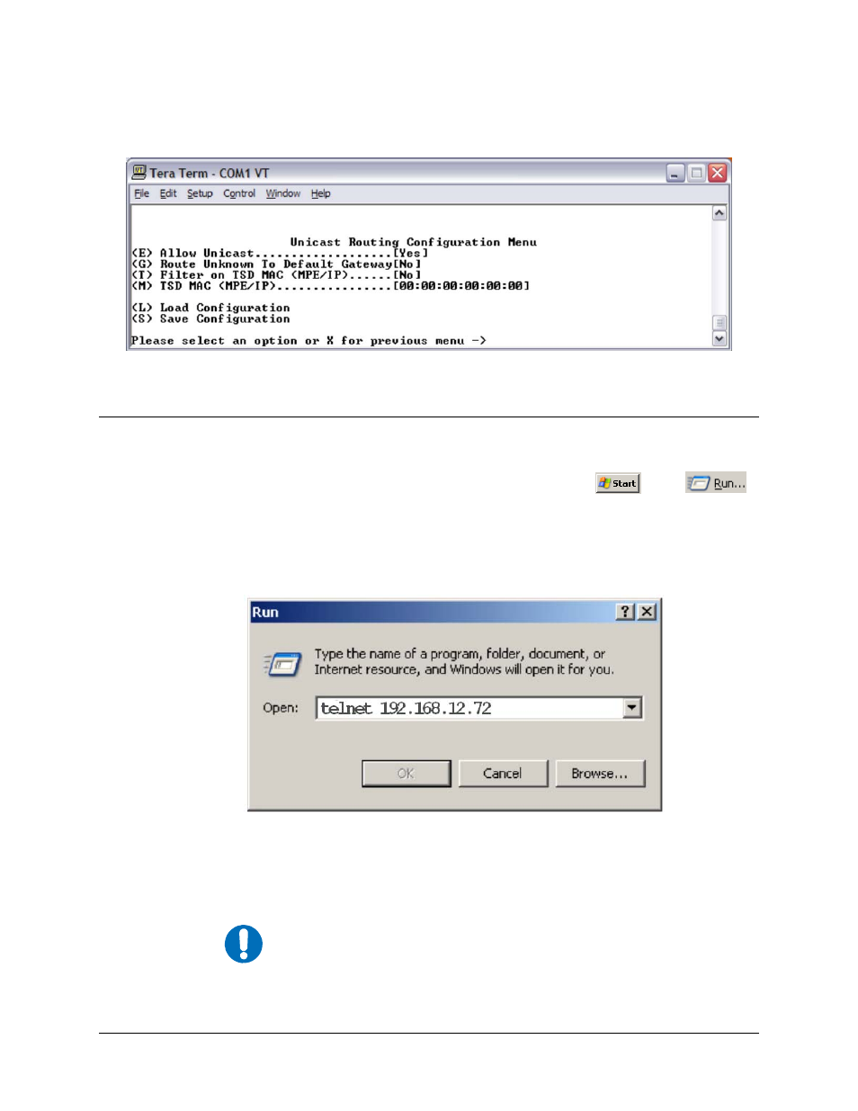 8 unicast routing configuration menu, 4 telnet interface | Comtech EF Data CMR-5930 Manual User Manual | Page 48 / 60