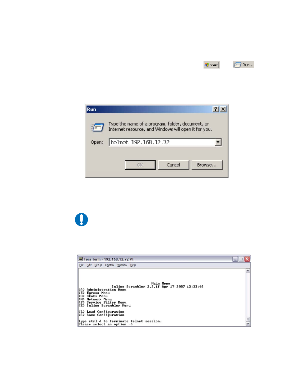 4 telnet interface | Comtech EF Data CMR-5950 Manual User Manual | Page 45 / 60