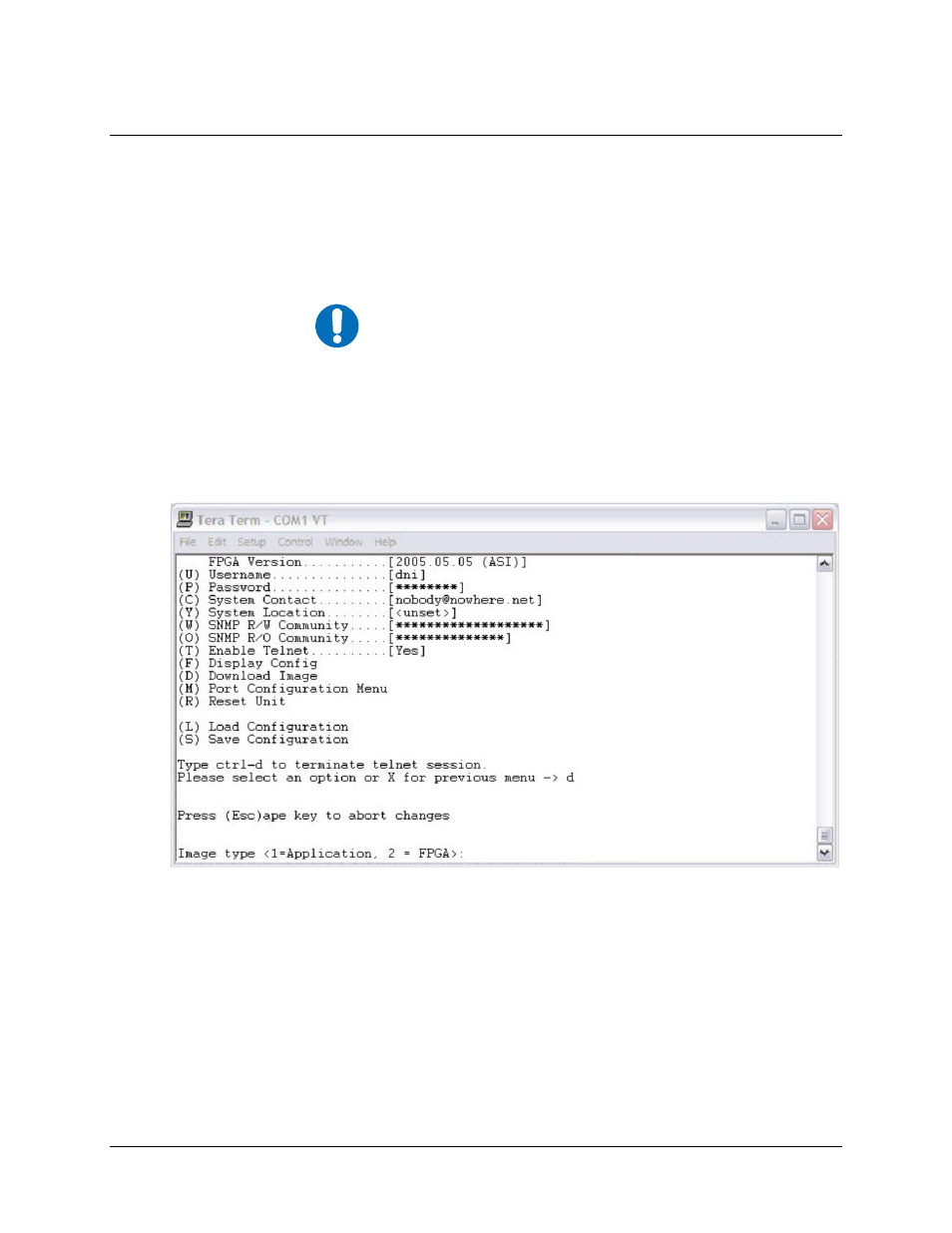 A.3 telnet or terminal interface | Comtech EF Data CMR-5950 Manual User Manual | Page 51 / 60