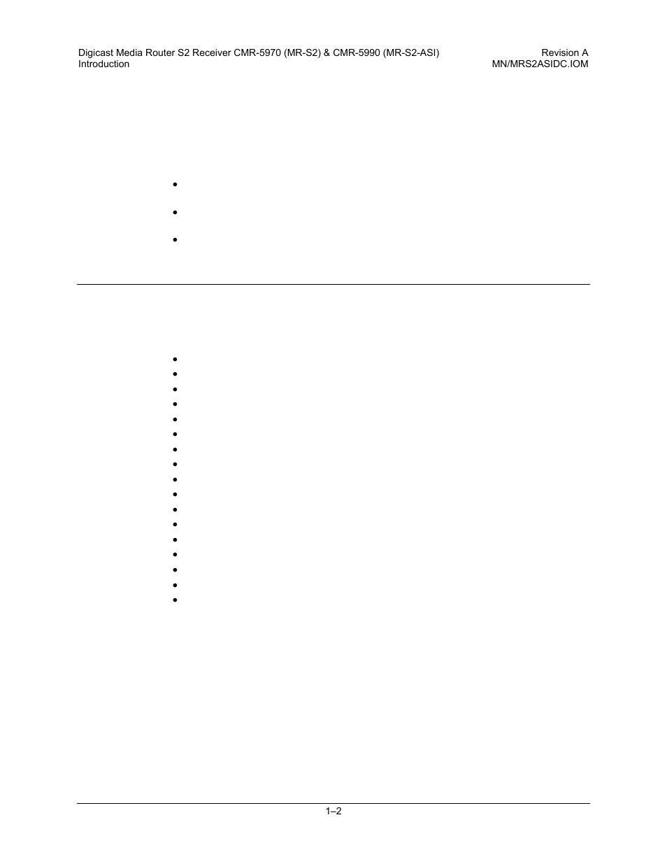 2 standard features | Comtech EF Data CMR-5970 Manual User Manual | Page 16 / 78