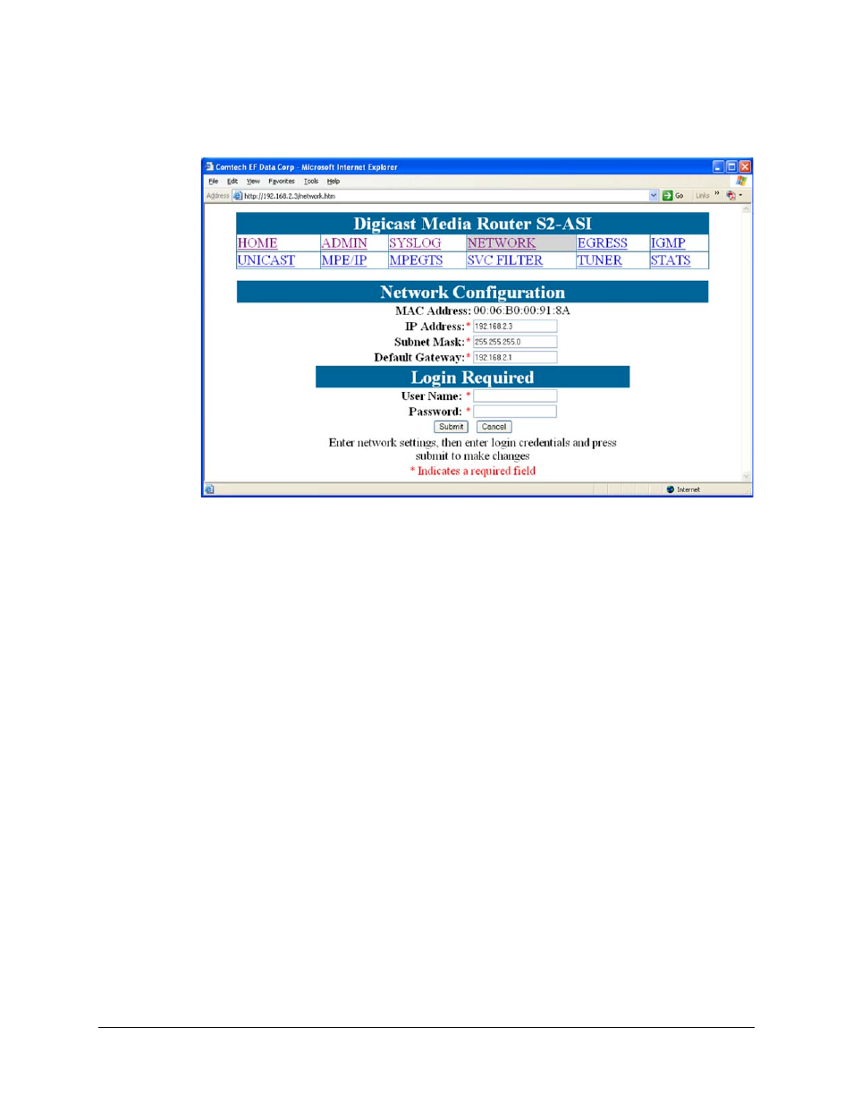 3 network configuration | Comtech EF Data CMR-5970 Manual User Manual | Page 31 / 78
