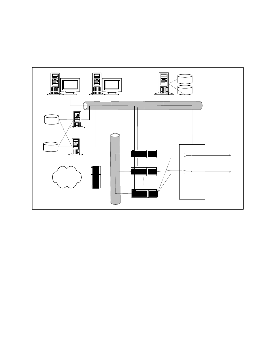 System diagram, C.3.2 system diagram, Figure c-1. system diagram | Comtech EF Data DTMX5000
 SpectraCast User Manual | Page 173 / 180