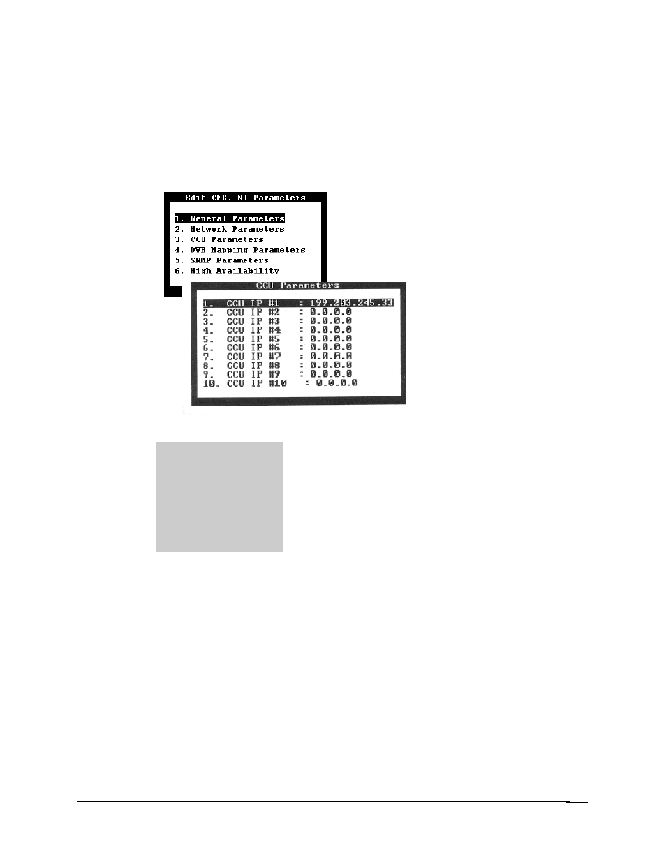 Ccu parameters, 3 ccu parameters | Comtech EF Data DTMX5000
 SpectraCast User Manual | Page 49 / 180