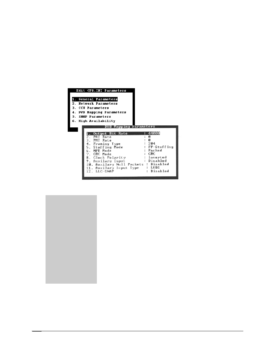 Dvb mapping parameters, 4 dvb mapping parameters | Comtech EF Data DTMX5000
 SpectraCast User Manual | Page 50 / 180
