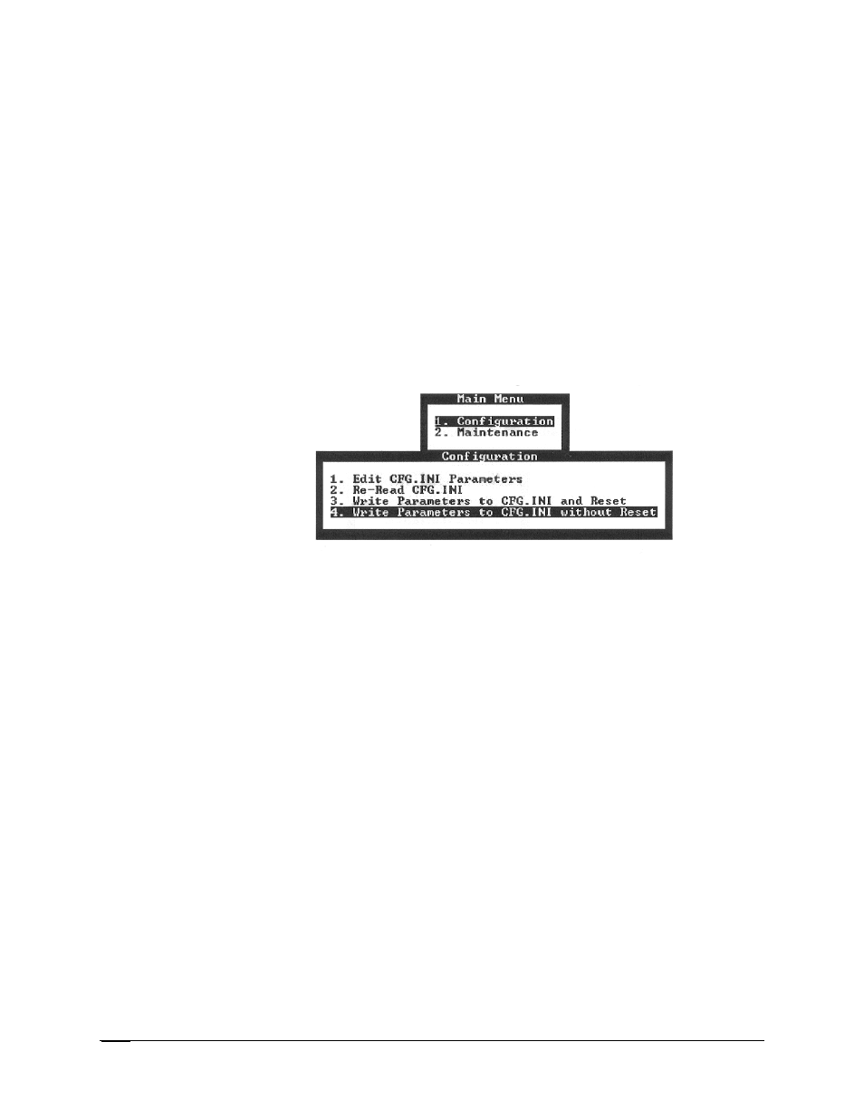 Write parameters to cfg.ini without reset, 2 write parameters to cfg.ini without reset | Comtech EF Data DTMX5000
 SpectraCast User Manual | Page 58 / 180