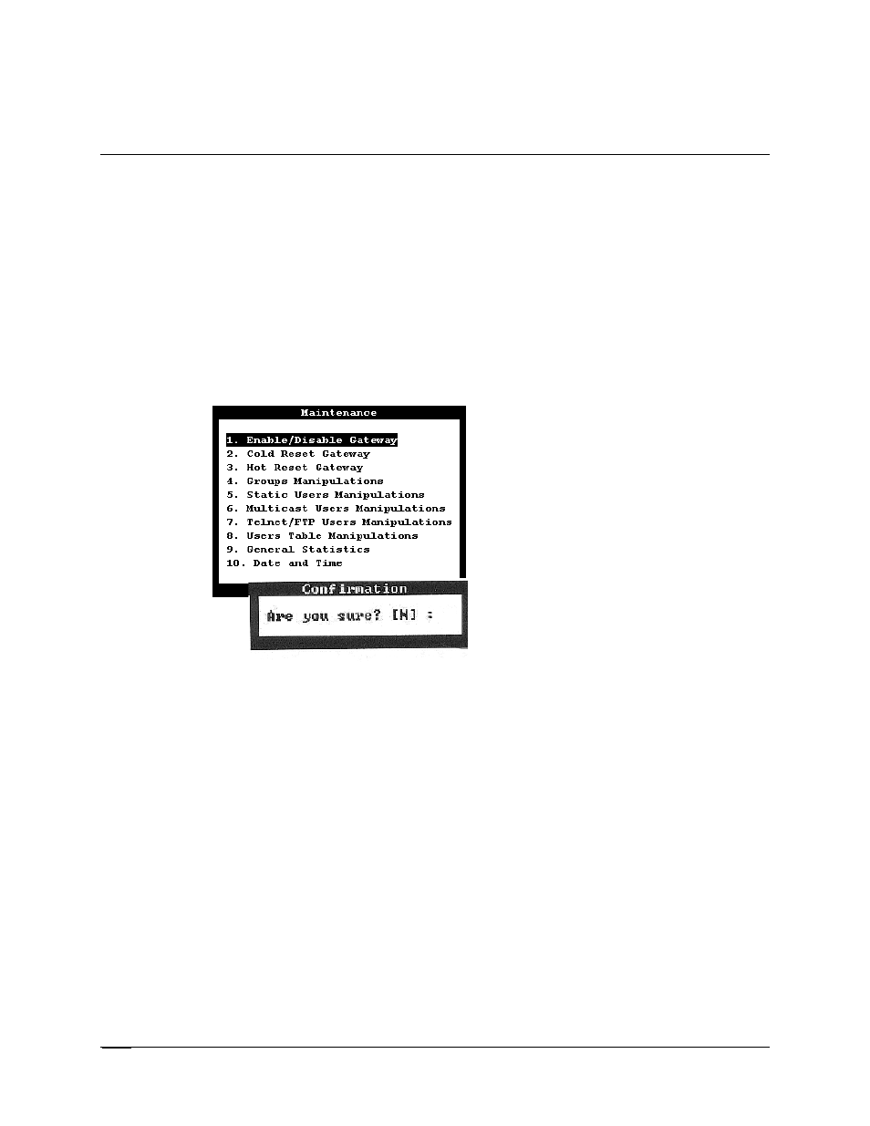 3 hot reset gateway | Comtech EF Data DTMX5000
 SpectraCast User Manual | Page 64 / 180