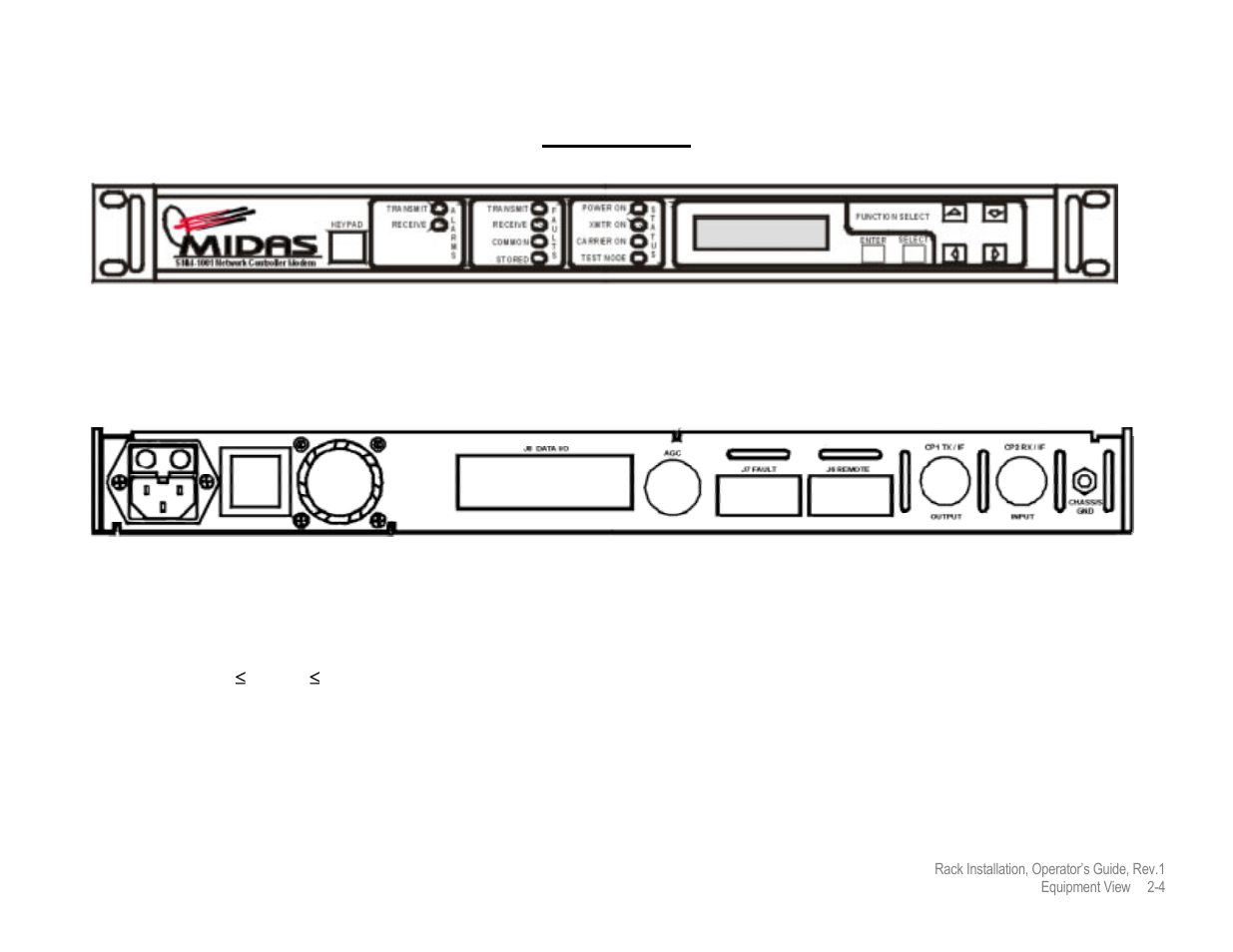 Snm-1001 | Comtech EF Data MIDAS Rack Installation User Manual | Page 23 / 45