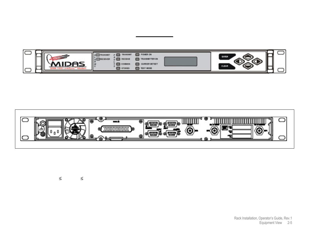 Snm-1002 | Comtech EF Data MIDAS Rack Installation User Manual | Page 24 / 45