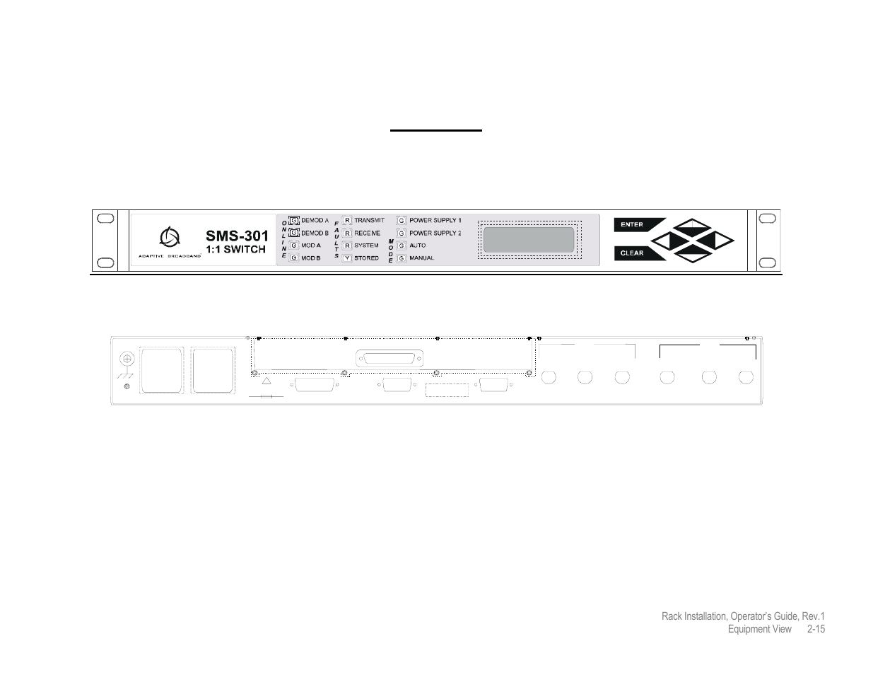 Sms-301 | Comtech EF Data MIDAS Rack Installation User Manual | Page 34 / 45