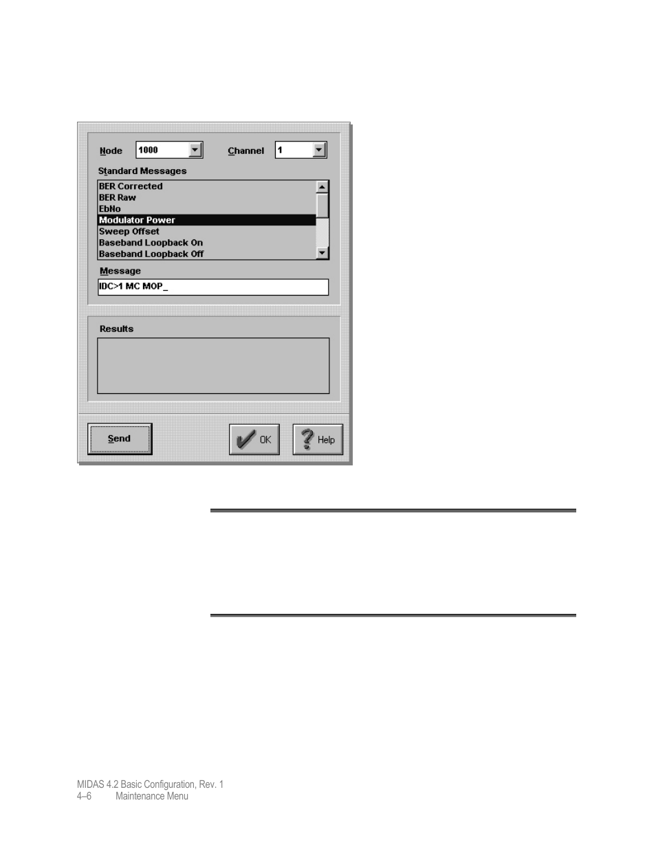 Service messages | Comtech EF Data MIDAS Version 4.X Basic Configuration User Manual | Page 134 / 164