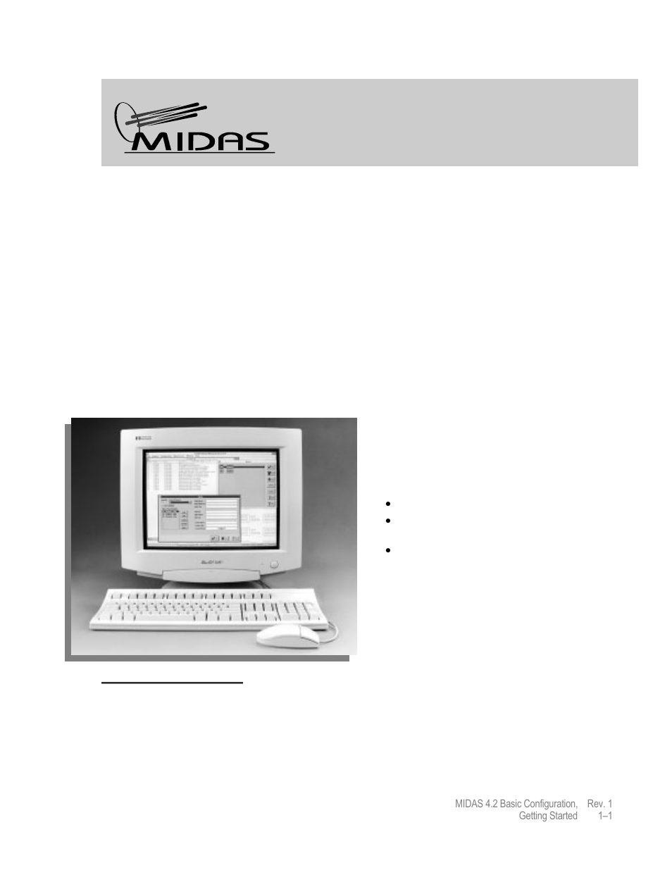 Getting started, Introduction | Comtech EF Data MIDAS Version 4.X Basic Configuration User Manual | Page 15 / 164