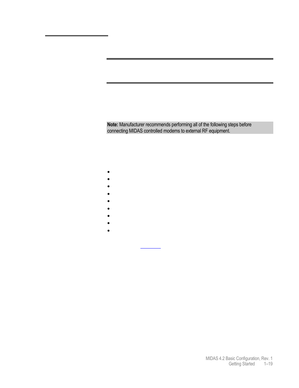 Preparing for software setup | Comtech EF Data MIDAS Version 4.X Basic Configuration User Manual | Page 33 / 164