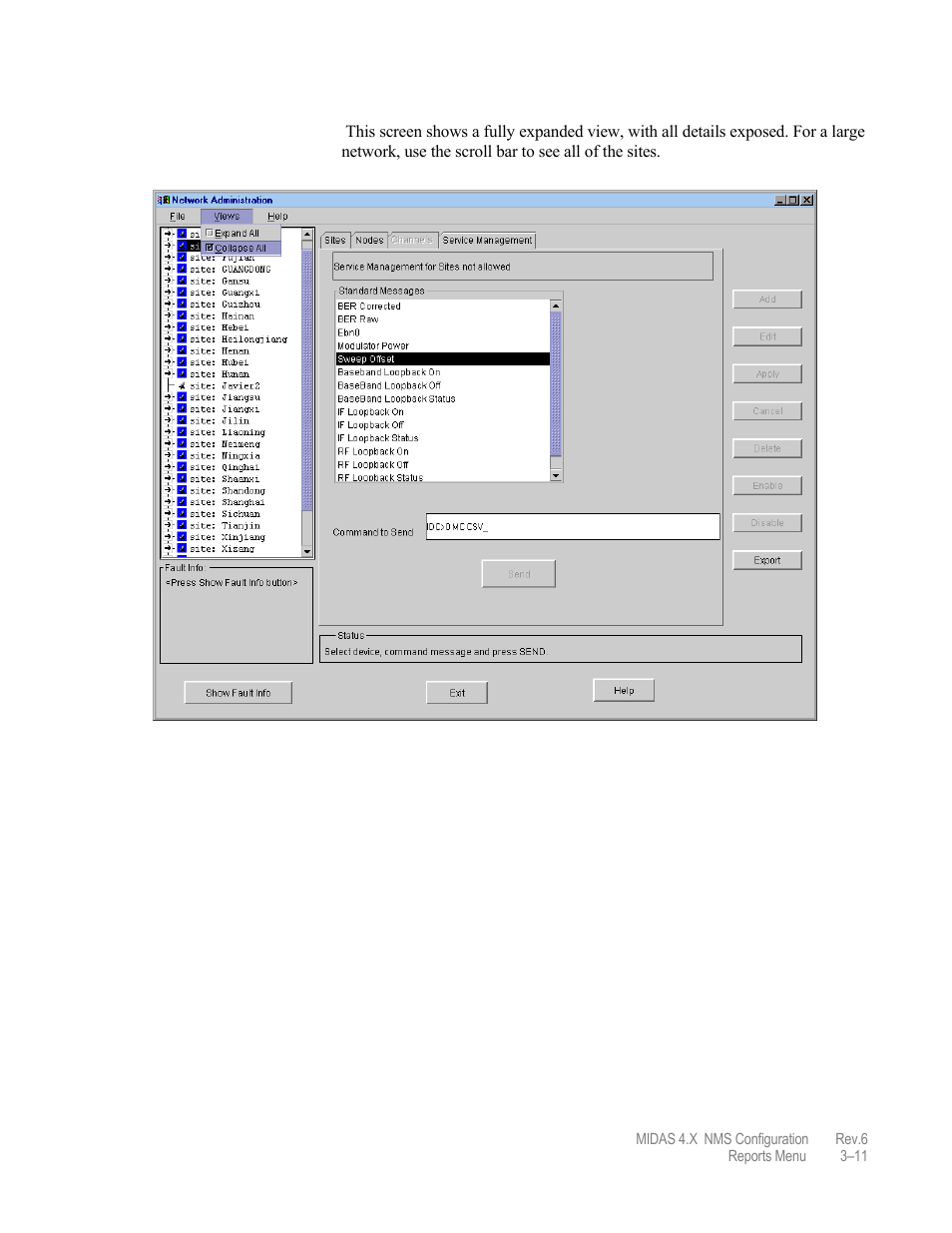 Comtech EF Data MIDAS Version 4.X NMS Configuration User Manual | Page 113 / 150