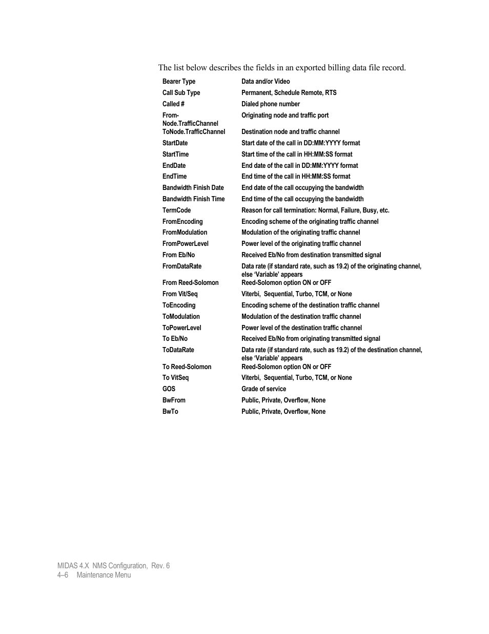 Comtech EF Data MIDAS Version 4.X NMS Configuration User Manual | Page 122 / 150