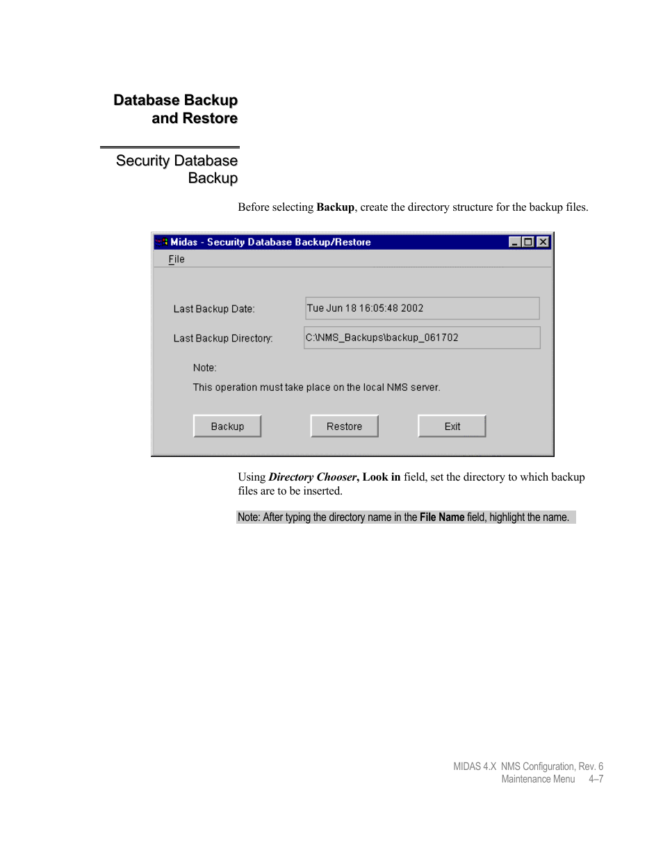 Comtech EF Data MIDAS Version 4.X NMS Configuration User Manual | Page 123 / 150