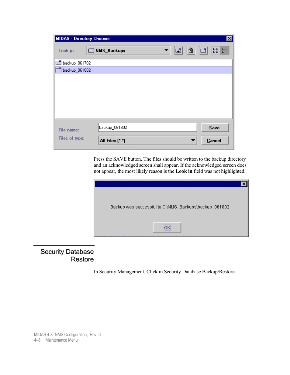 Comtech EF Data MIDAS Version 4.X NMS Configuration User Manual | Page 124 / 150