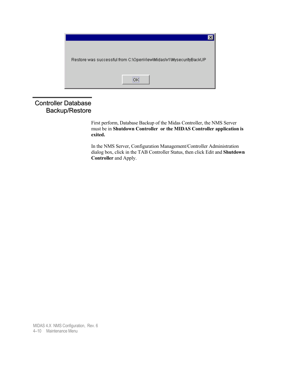 Comtech EF Data MIDAS Version 4.X NMS Configuration User Manual | Page 126 / 150