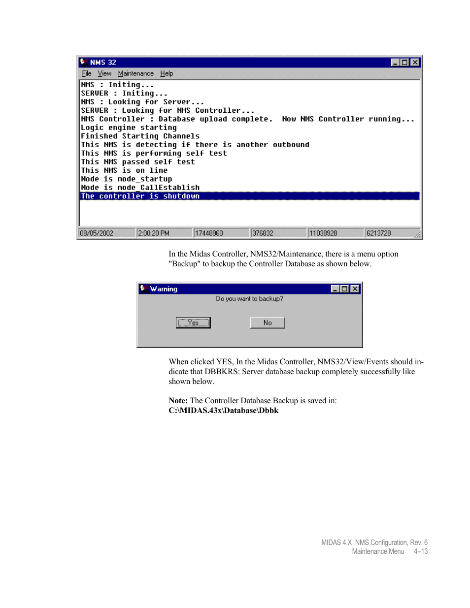 Comtech EF Data MIDAS Version 4.X NMS Configuration User Manual | Page 129 / 150