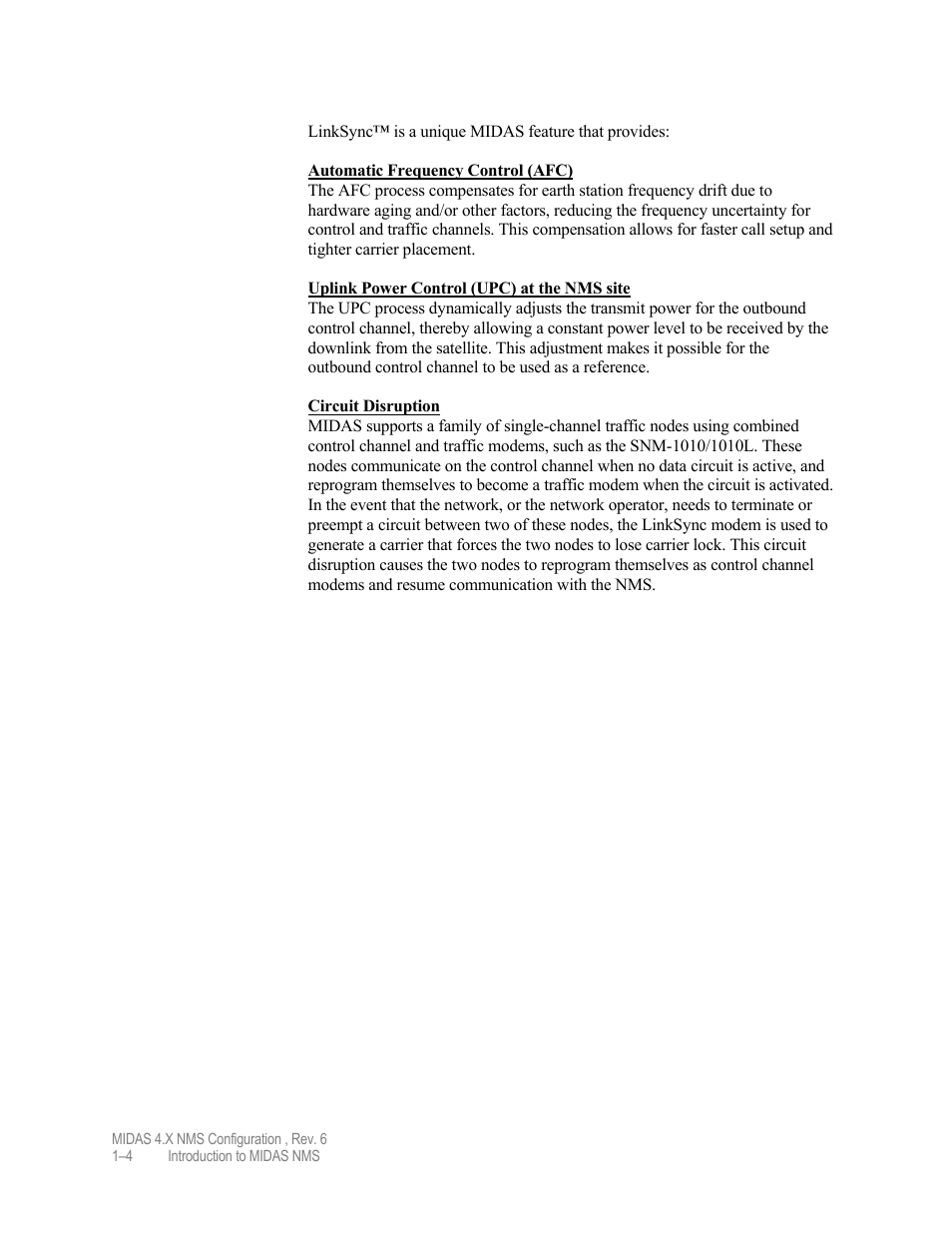 Comtech EF Data MIDAS Version 4.X NMS Configuration User Manual | Page 16 / 150