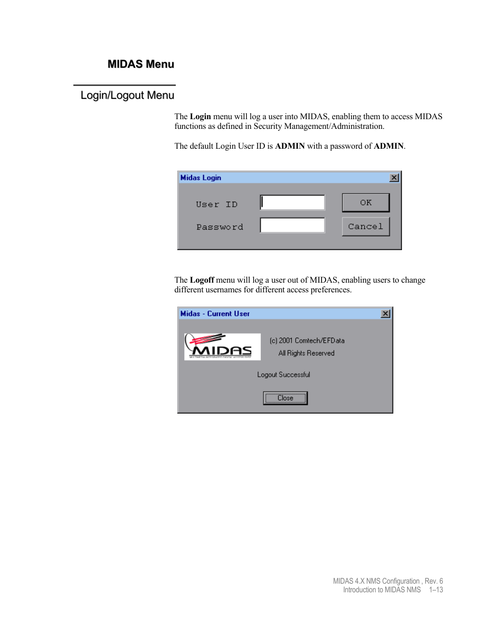 Comtech EF Data MIDAS Version 4.X NMS Configuration User Manual | Page 25 / 150