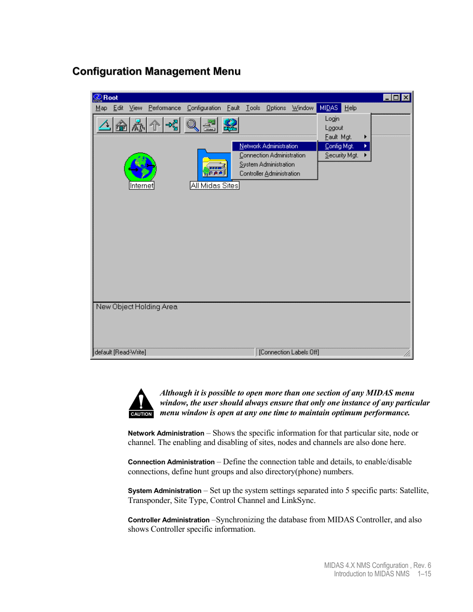 Comtech EF Data MIDAS Version 4.X NMS Configuration User Manual | Page 27 / 150