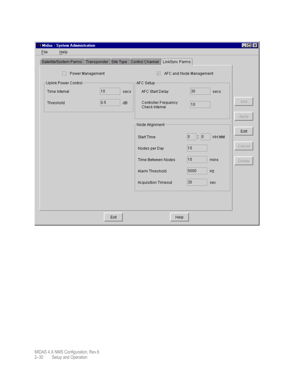 Comtech EF Data MIDAS Version 4.X NMS Configuration User Manual | Page 58 / 150