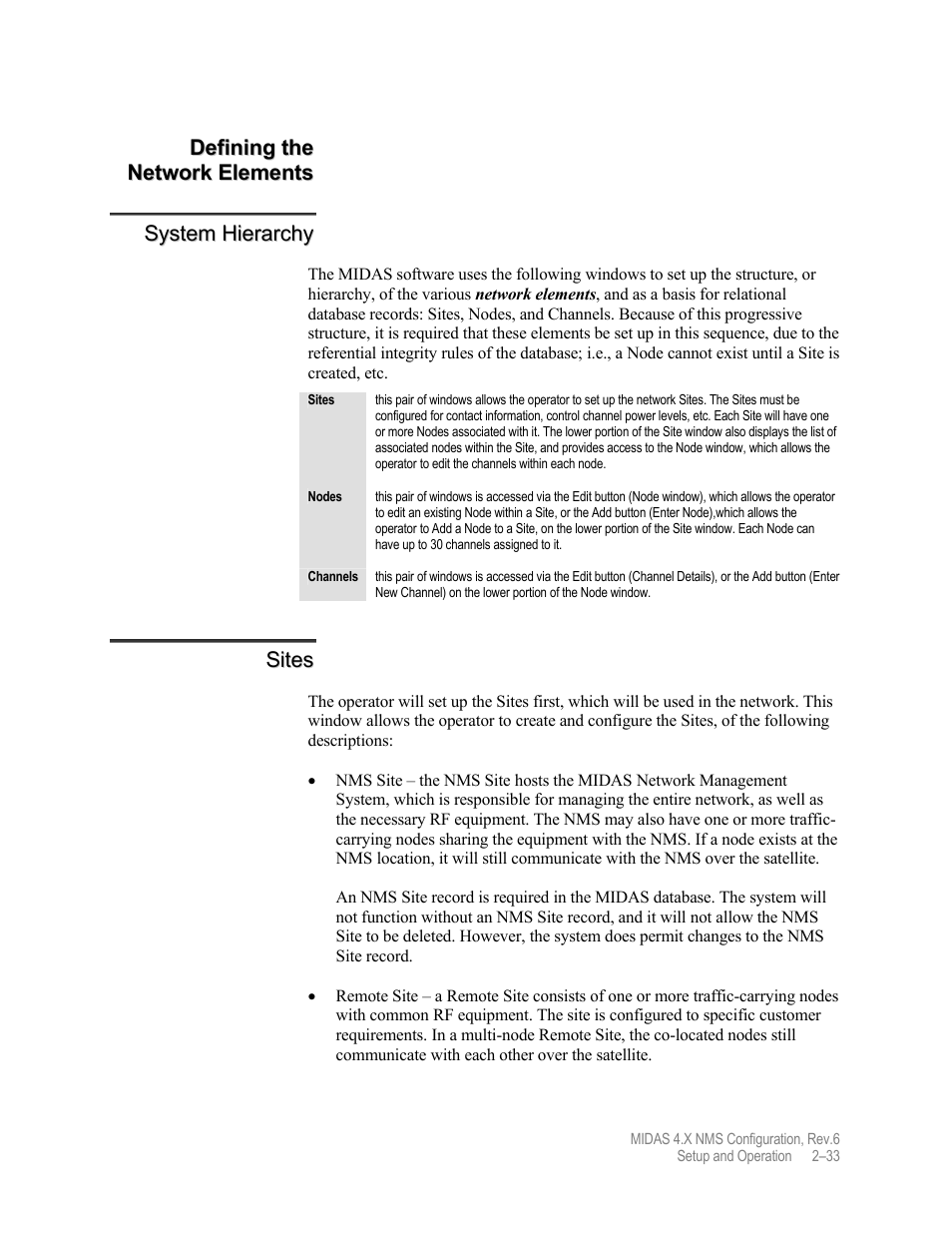 Comtech EF Data MIDAS Version 4.X NMS Configuration User Manual | Page 61 / 150