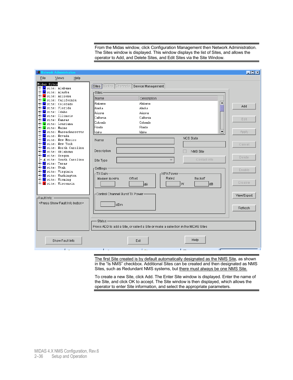 Comtech EF Data MIDAS Version 4.X NMS Configuration User Manual | Page 64 / 150