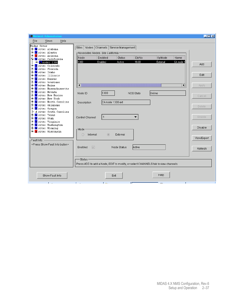 Comtech EF Data MIDAS Version 4.X NMS Configuration User Manual | Page 65 / 150