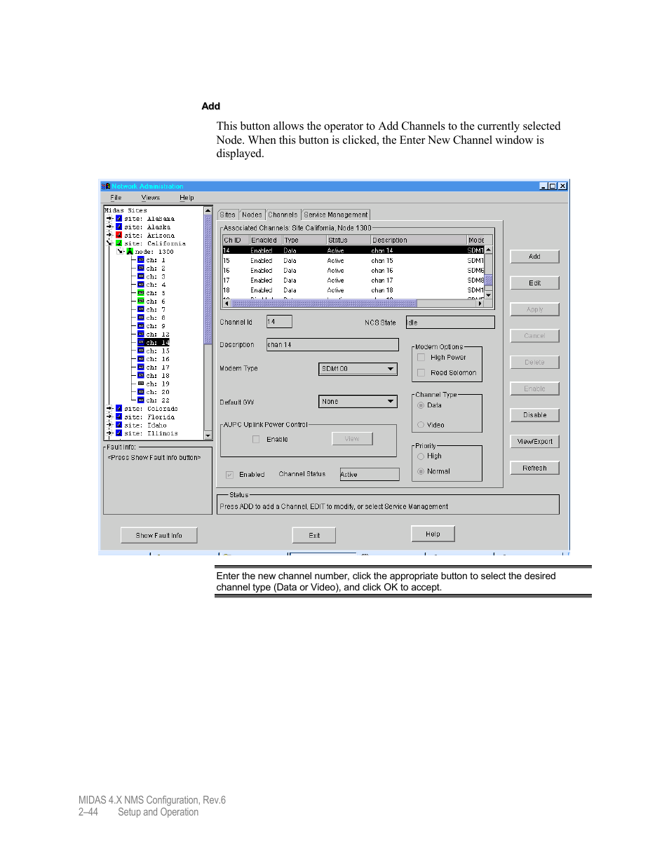 Comtech EF Data MIDAS Version 4.X NMS Configuration User Manual | Page 72 / 150