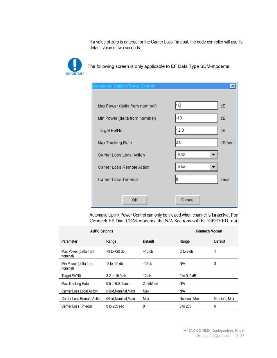 Comtech EF Data MIDAS Version 4.X NMS Configuration User Manual | Page 75 / 150