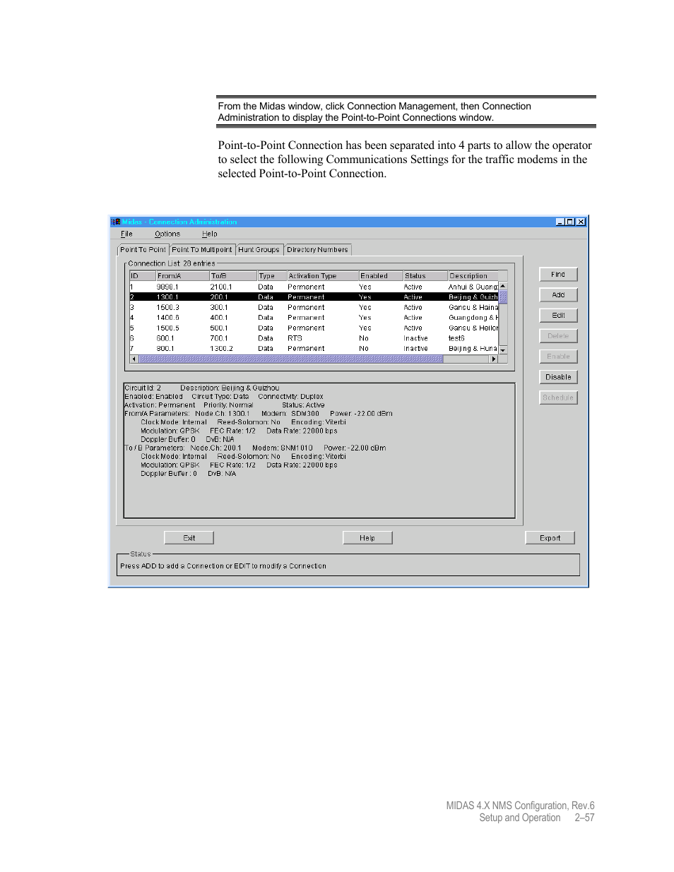 Comtech EF Data MIDAS Version 4.X NMS Configuration User Manual | Page 85 / 150