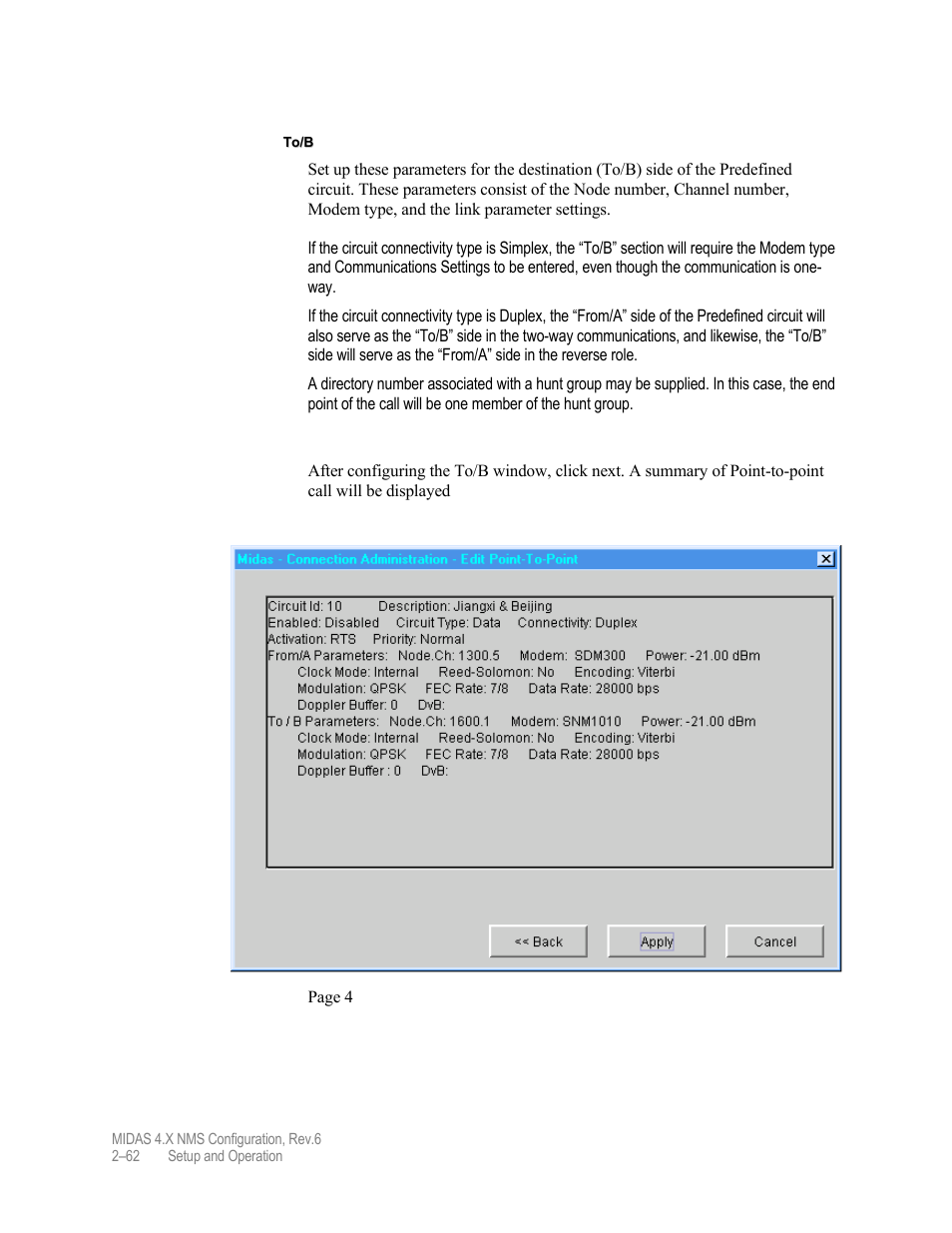 Comtech EF Data MIDAS Version 4.X NMS Configuration User Manual | Page 90 / 150