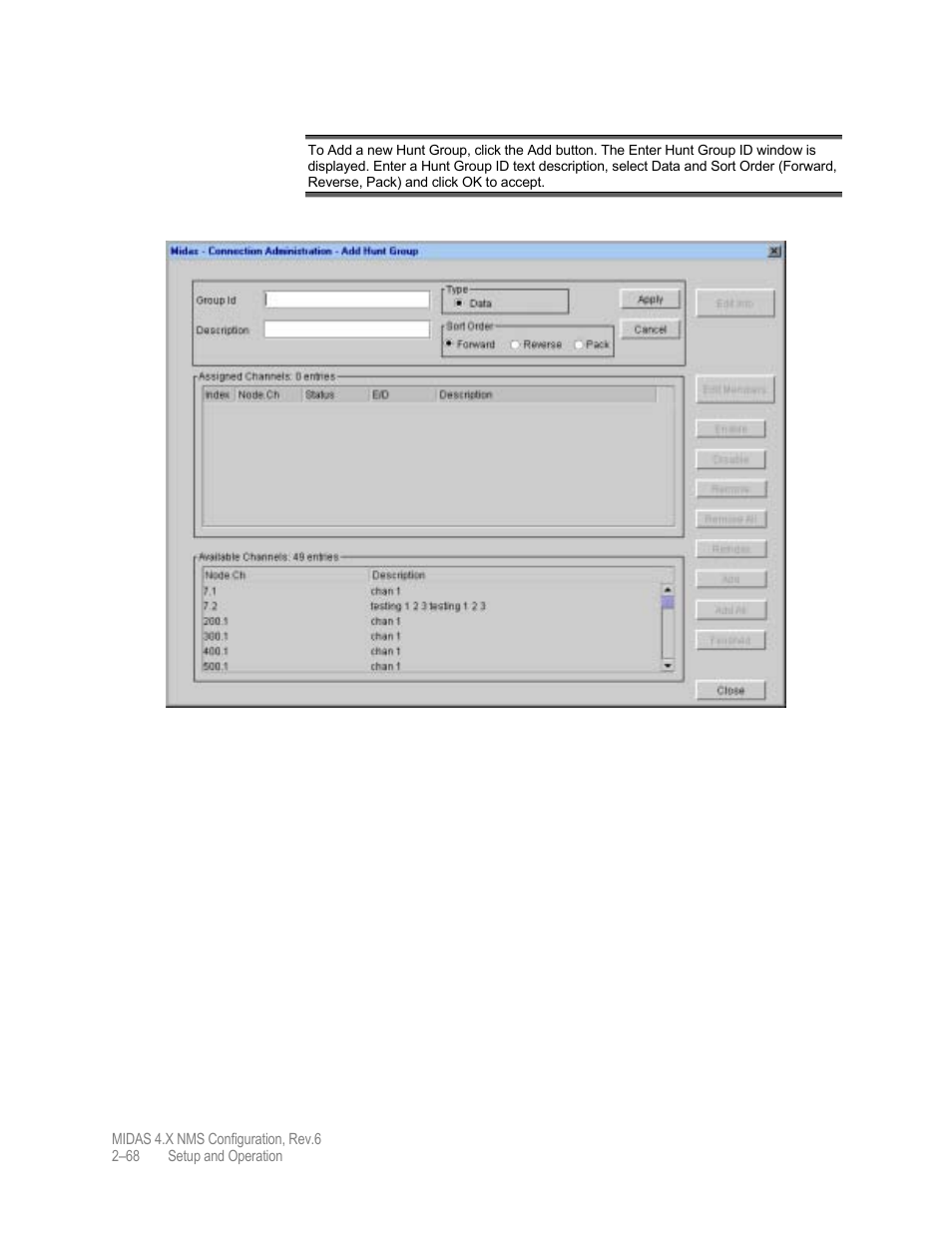 Comtech EF Data MIDAS Version 4.X NMS Configuration User Manual | Page 96 / 150