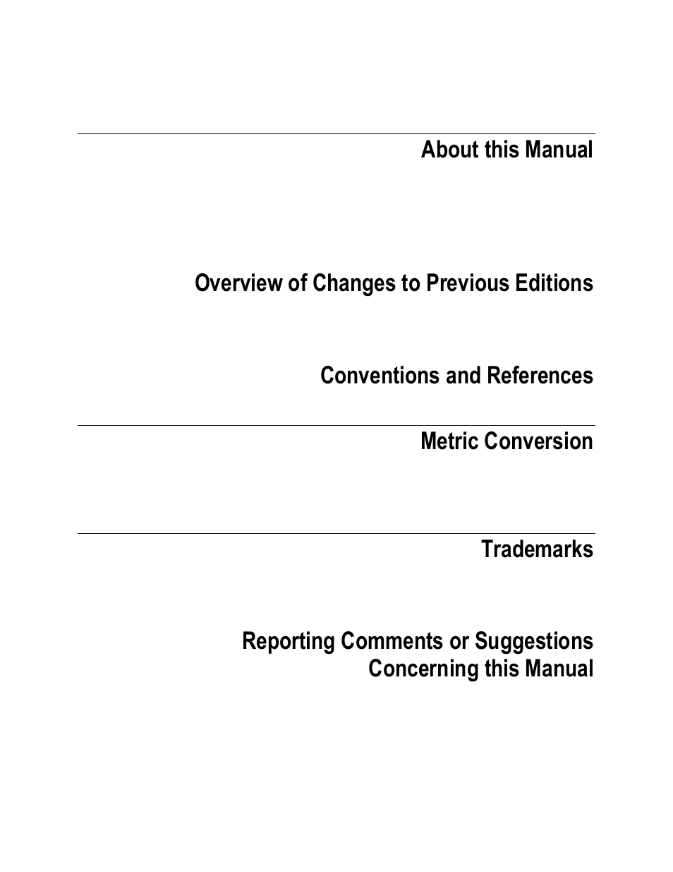 About this manual, Overview of changes to previous editions, Conventions and references | Conventions and references metric conversion, Trademarks | Comtech EF Data MIDAS Rack Installation User Manual | Page 11 / 44