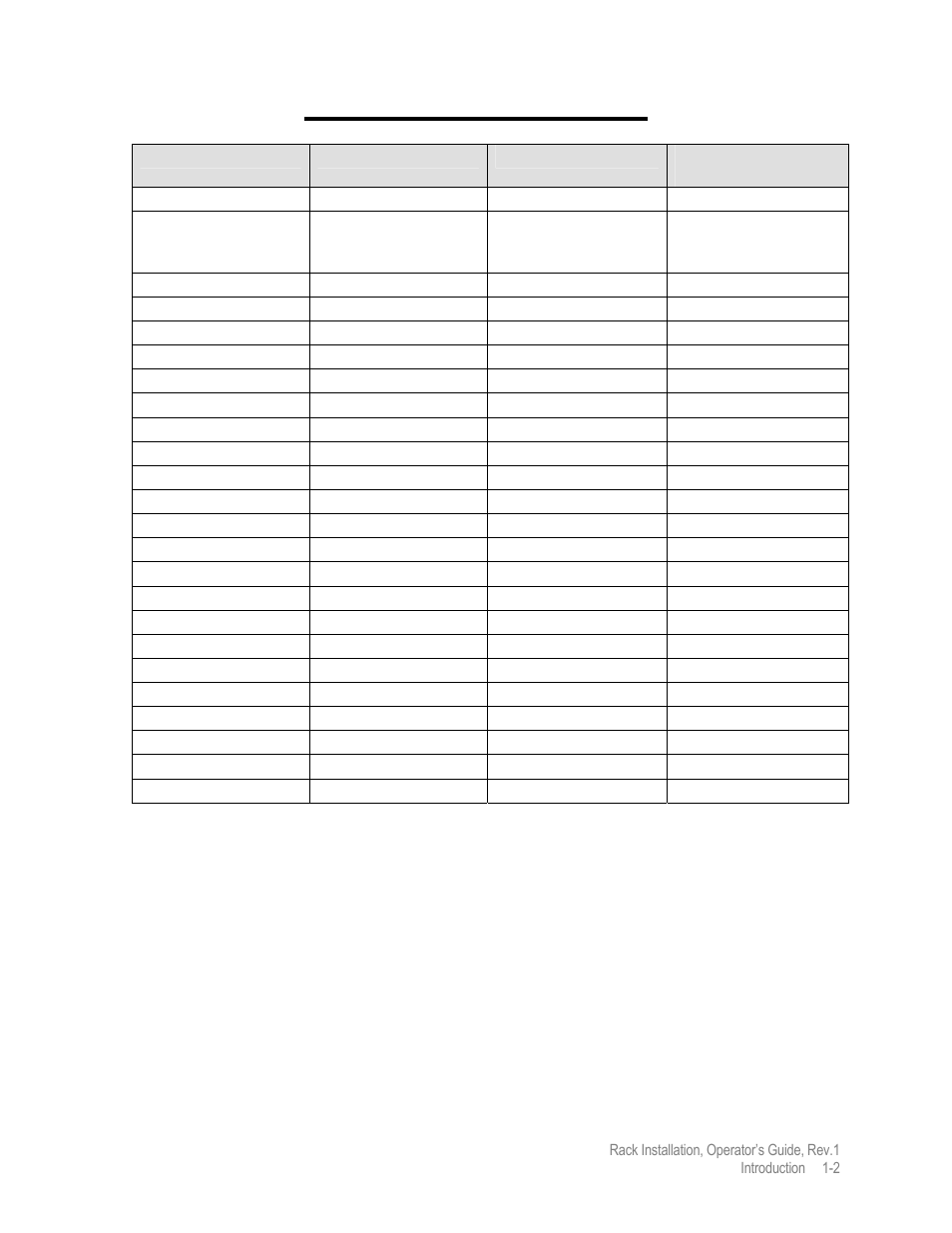 Revision history form | Comtech EF Data MIDAS Rack Installation User Manual | Page 14 / 44