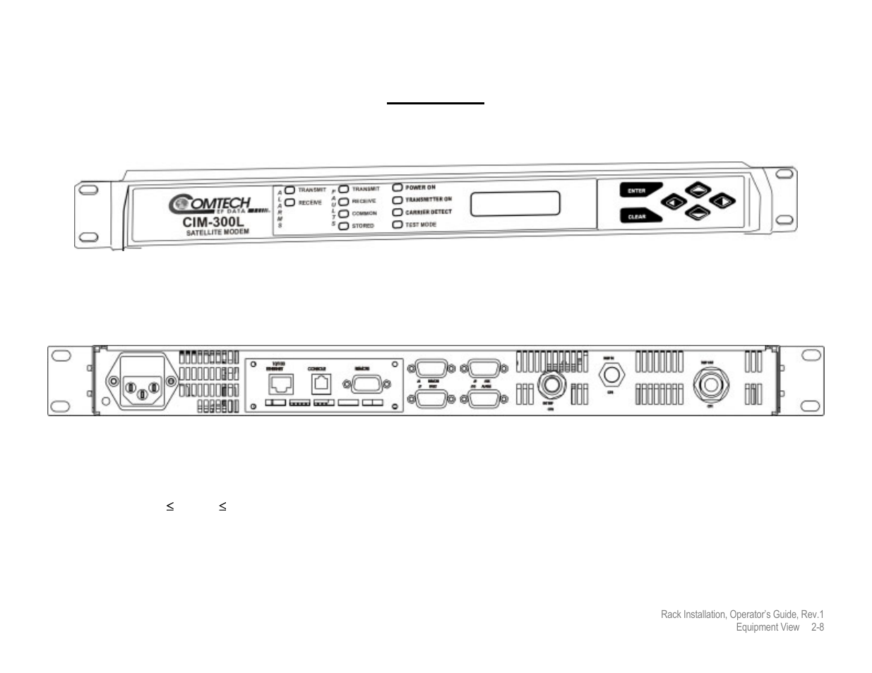 Cim-300l | Comtech EF Data MIDAS Rack Installation User Manual | Page 26 / 44