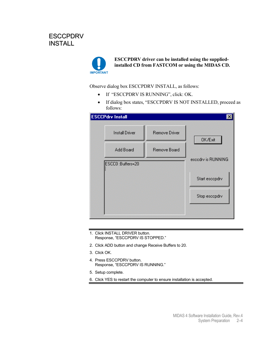 Comtech EF Data MIDAS 4 Software Installation User Manual | Page 24 / 50