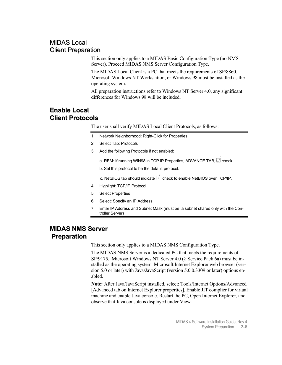 Comtech EF Data MIDAS 4 Software Installation User Manual | Page 26 / 50