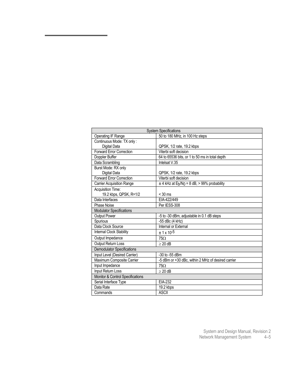 Snm-1001 network control modem | Comtech EF Data MIDAS 4 System and Design User Manual | Page 65 / 126