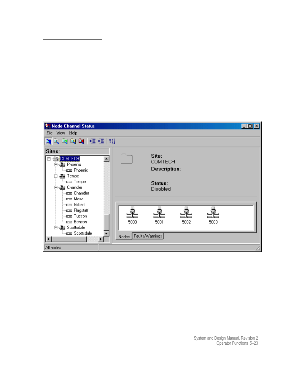 Node-channel status | Comtech EF Data MIDAS 4 System and Design User Manual | Page 93 / 126